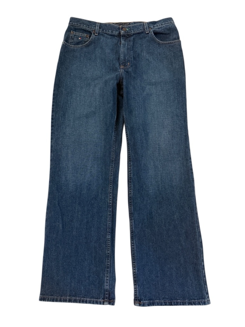Vintage Tommy Hilfiger Loose Fit Jeans 36x32 Fits 34x32 Dark Wash Baggy Y2K 2006